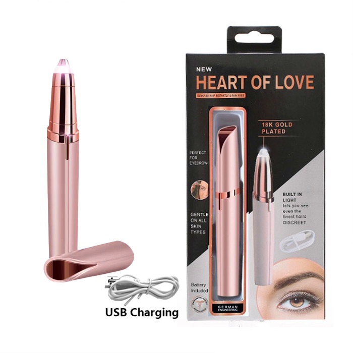 Buy Electric Eyebrow Trimmer Brows Rechargeable USB Pen Hair Remover